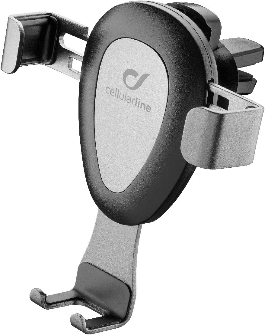 cellularline HANDY WING PRO K Universal Car Holder for Air Vent, Black, Gray