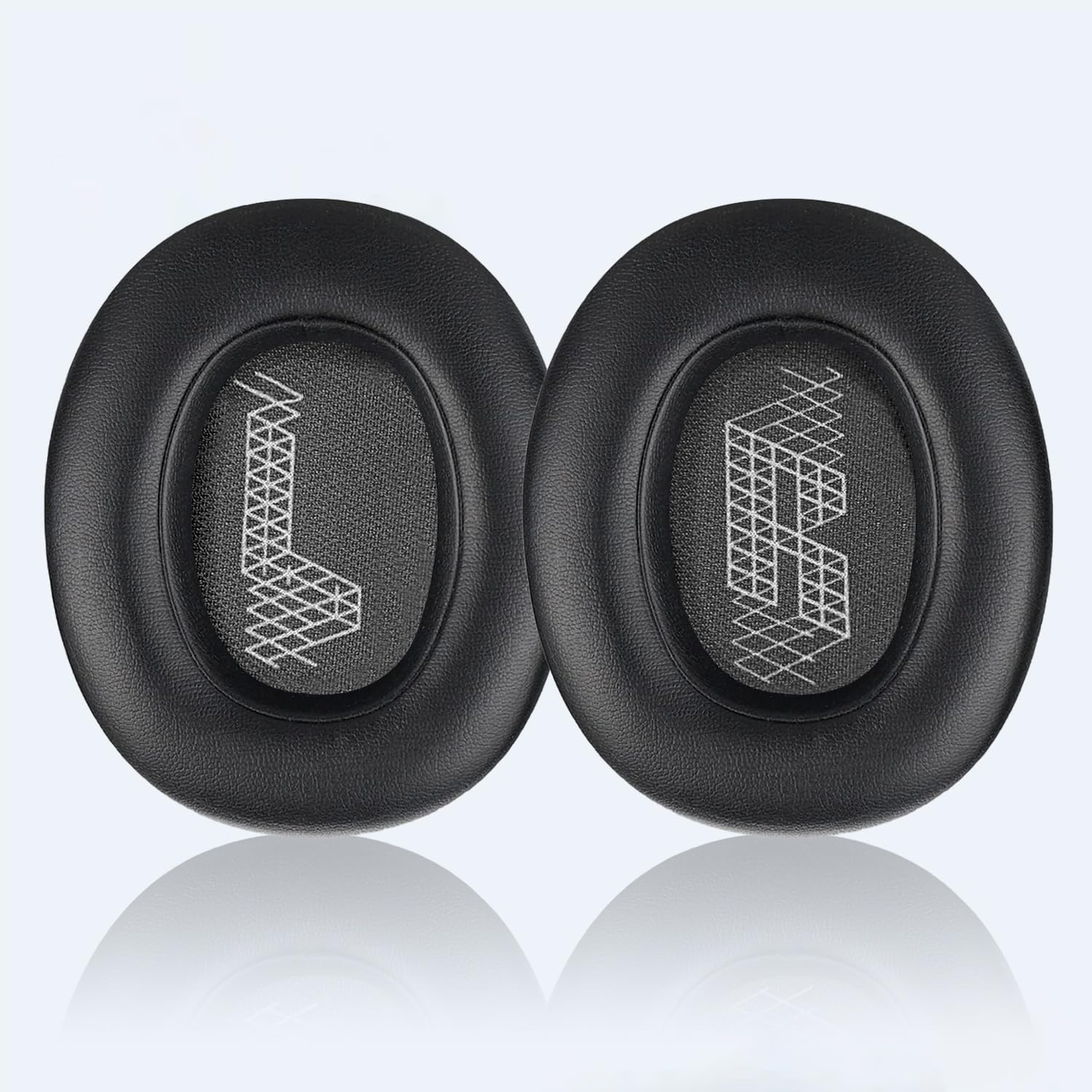 Replacement Ear Pads for JBL E65 (E65BT E65BTNC)/Live 650 (650NC 650BTNC)/Live 660 (660NC 660BTNC)/Duet NC Over-Ear Headphones, Headset Ear Cushions, Headset Earpads, Ear Cups Cover-Black