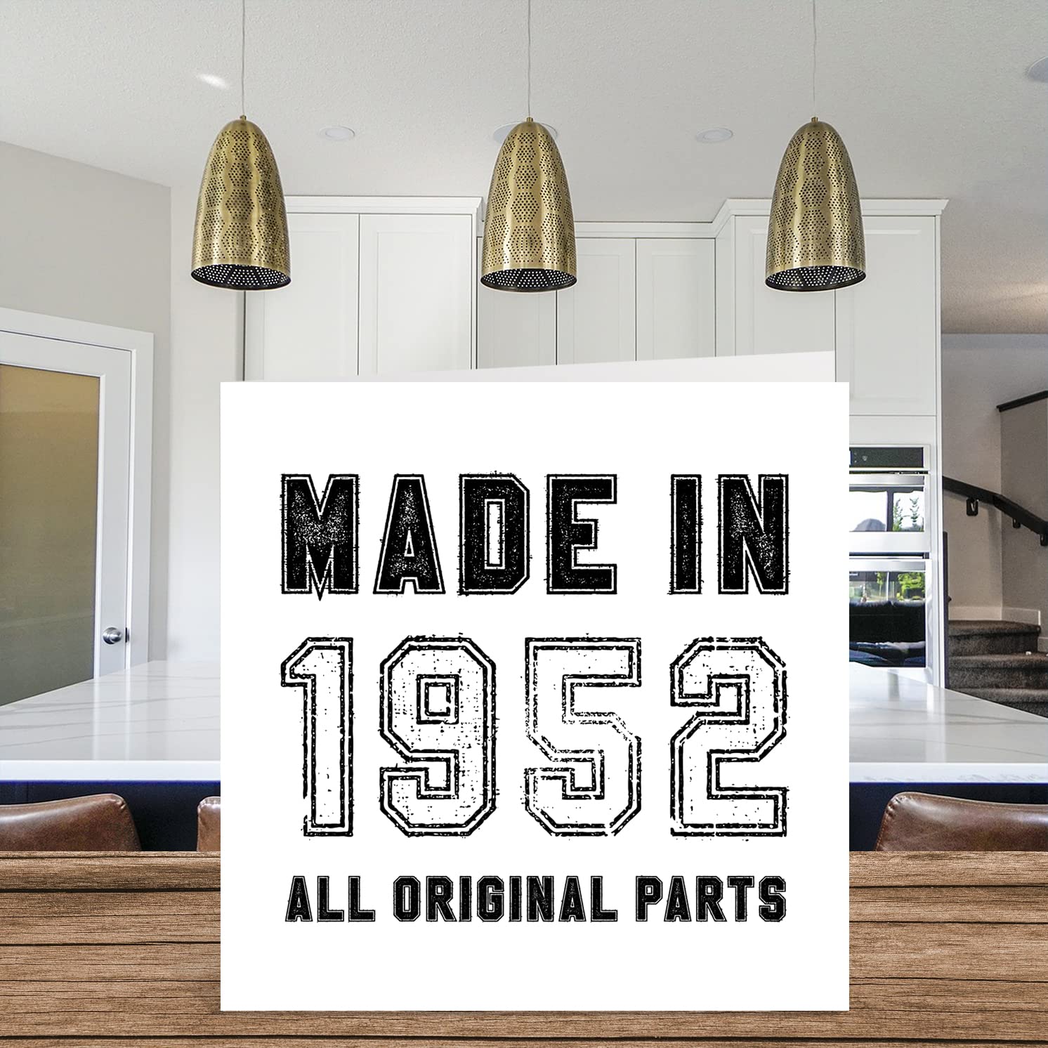 Carte D'anniversaire 73 Ans Pour Homme Et Femme - Fabriquée En 1952