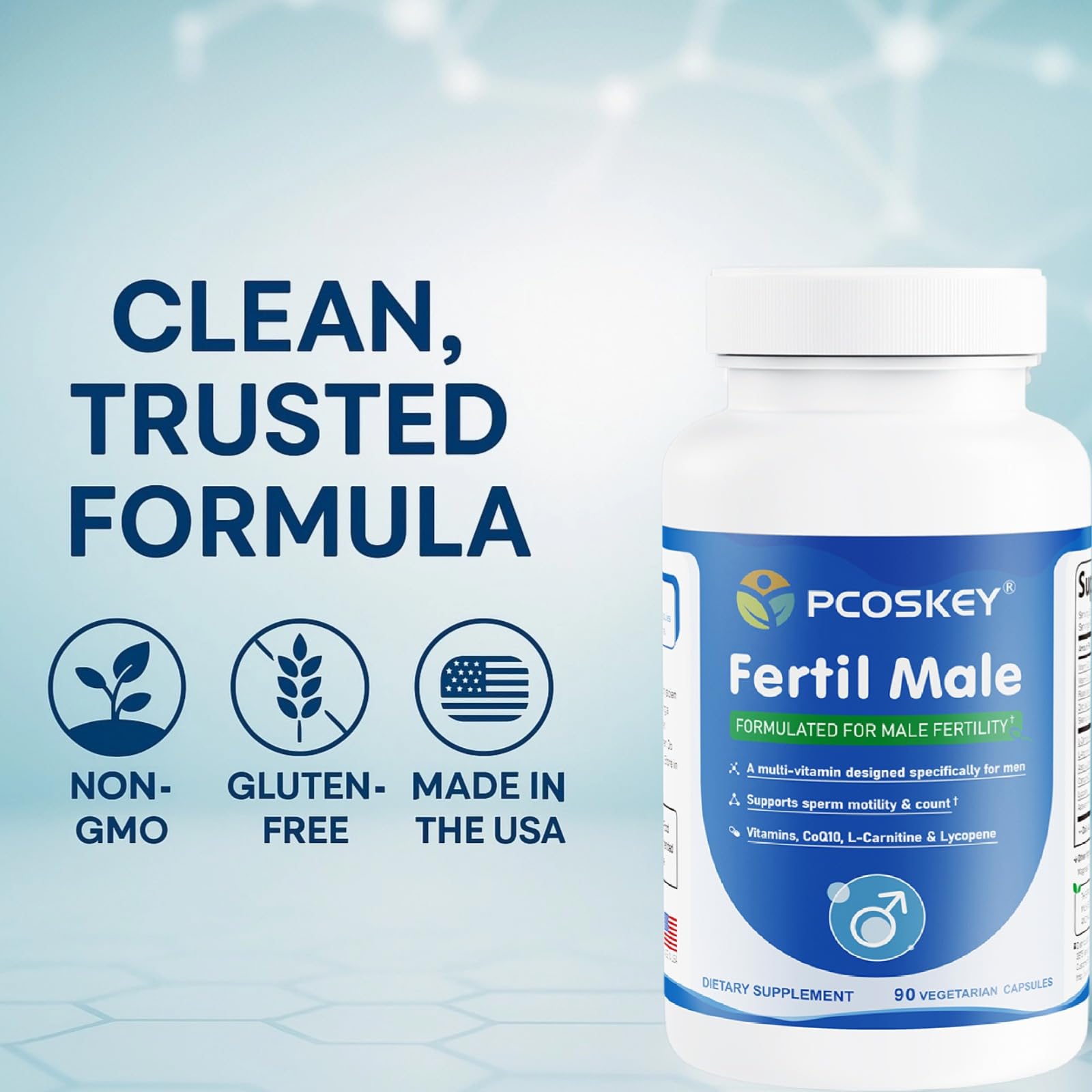 l carnitine male fertility dosage pcoskey® FertilMale | Supplement for Sperm Motility & Count | w/L-Carnitine, CoQ10, Zinc | Natural, Vegan Glutaminolysis and Transferrin Regulate ipamorelin precio Size:26 count
