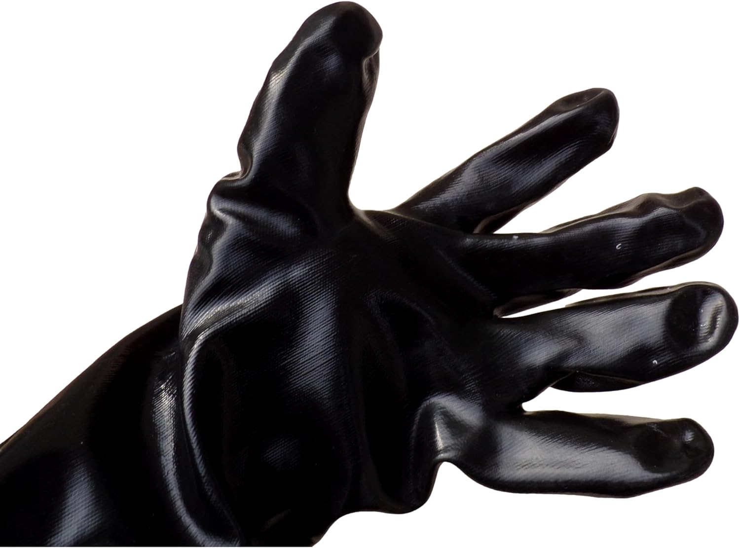 Comfort Lined Heavy Duty PVC Coated Chemical Resistant Clean Room Gloves, All Lengths PACK OF 12