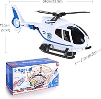 Vista 7 de ele ELEOPTION Avión de juguete con control remoto infrarrojo Avión Juguetes helicóptero con luces y música para niños de 3, 4, 5, 6, 7, 8 años