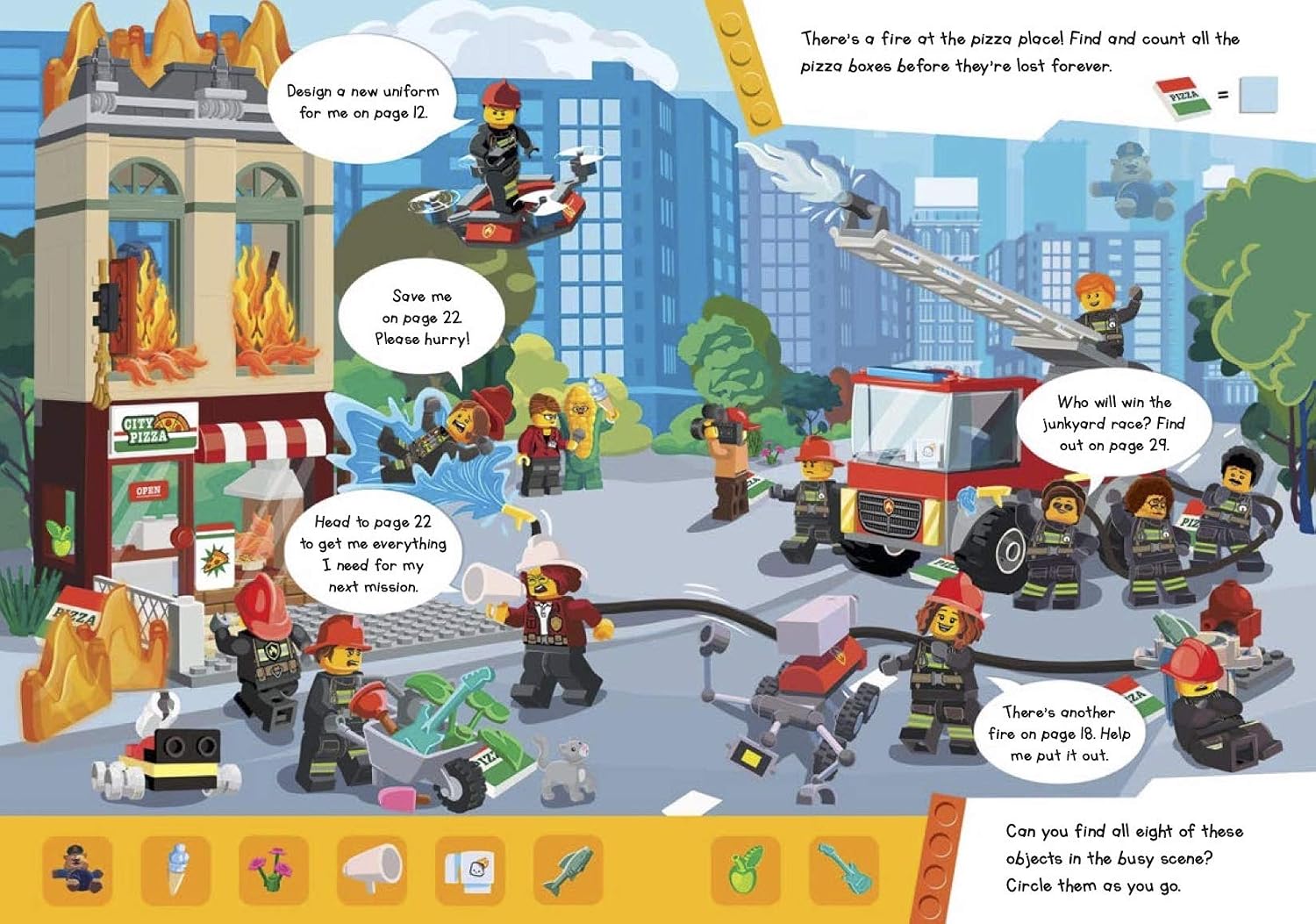 LEGO® City: Stop the Fire!: Activity Book with Minifigure      Paperback – May 27, 2021