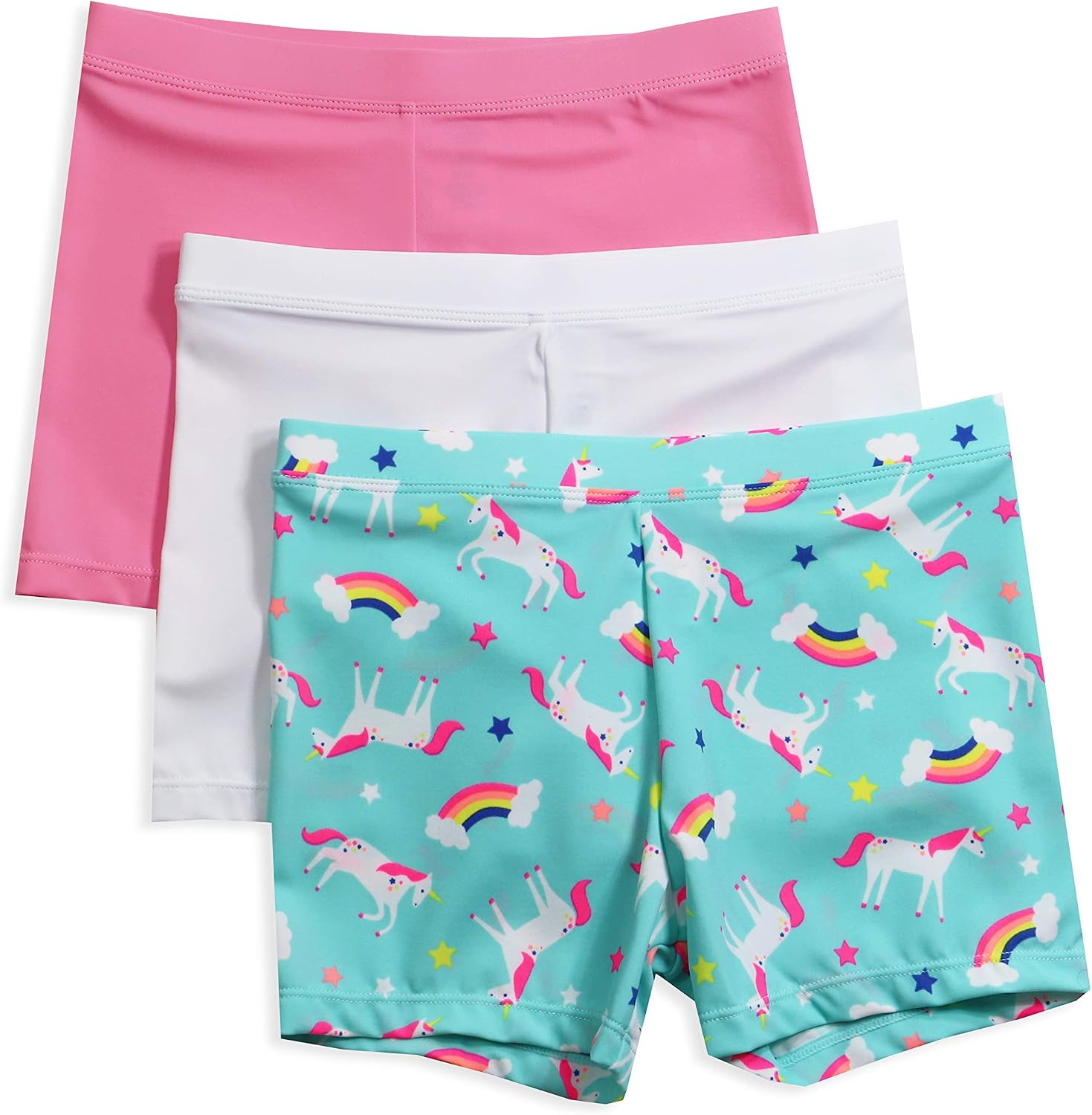 Playground Pals Girls' Breathable Play Short, 3 Pack