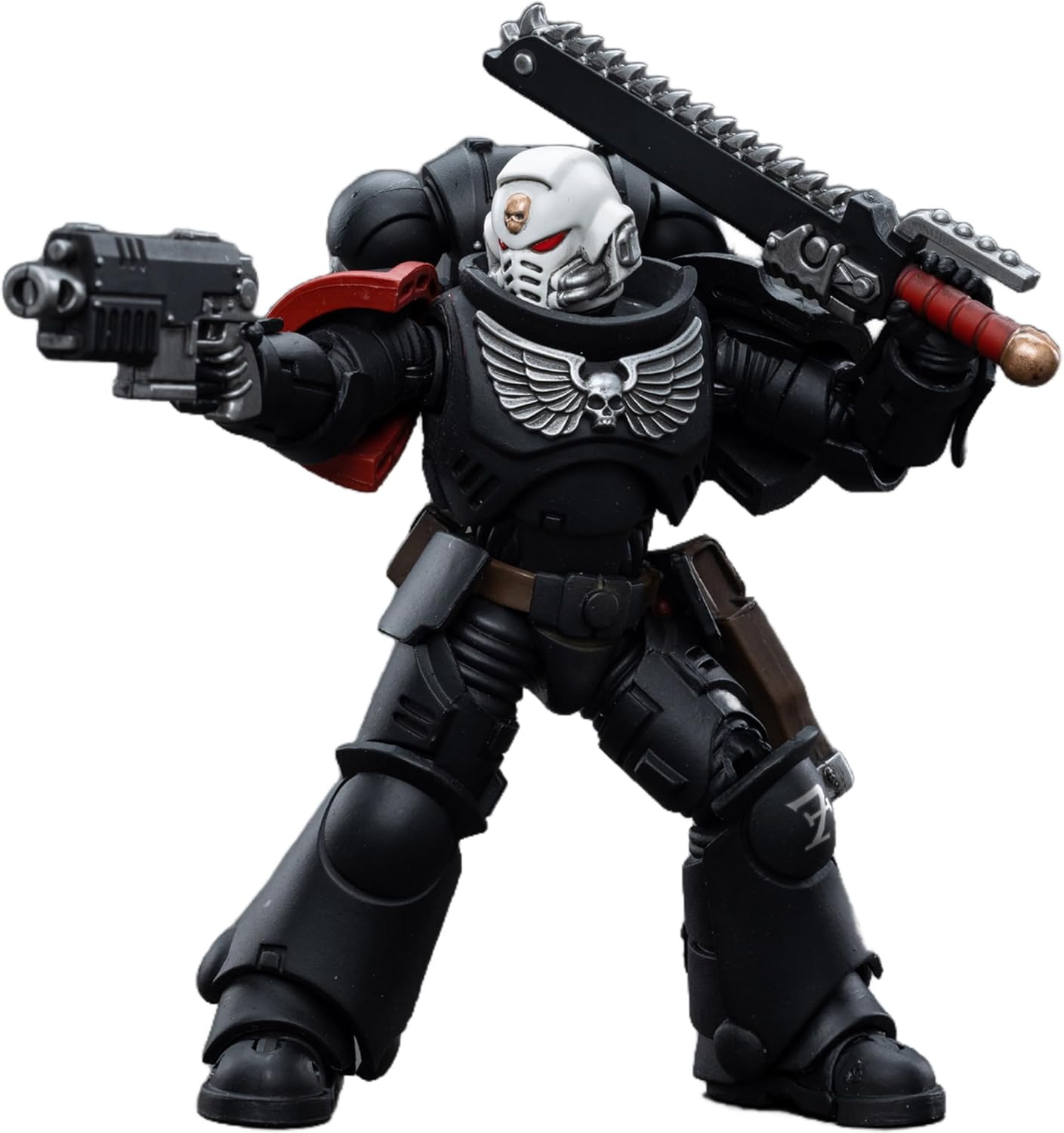 JOYTOY 1/18 Action Figures - Warhammer 40,000 Raven Guard Intercessors Sergeant Ashan - 5‘’,Classic Character,Collectible,Age 15 and Above