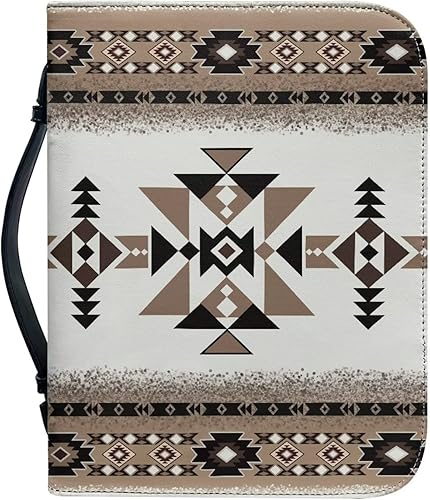 Talayituse Funda de piel sintética con estampado de libro de gato para hombres y mujeres, funda de Biblia cristiana con asa de transporte, protector