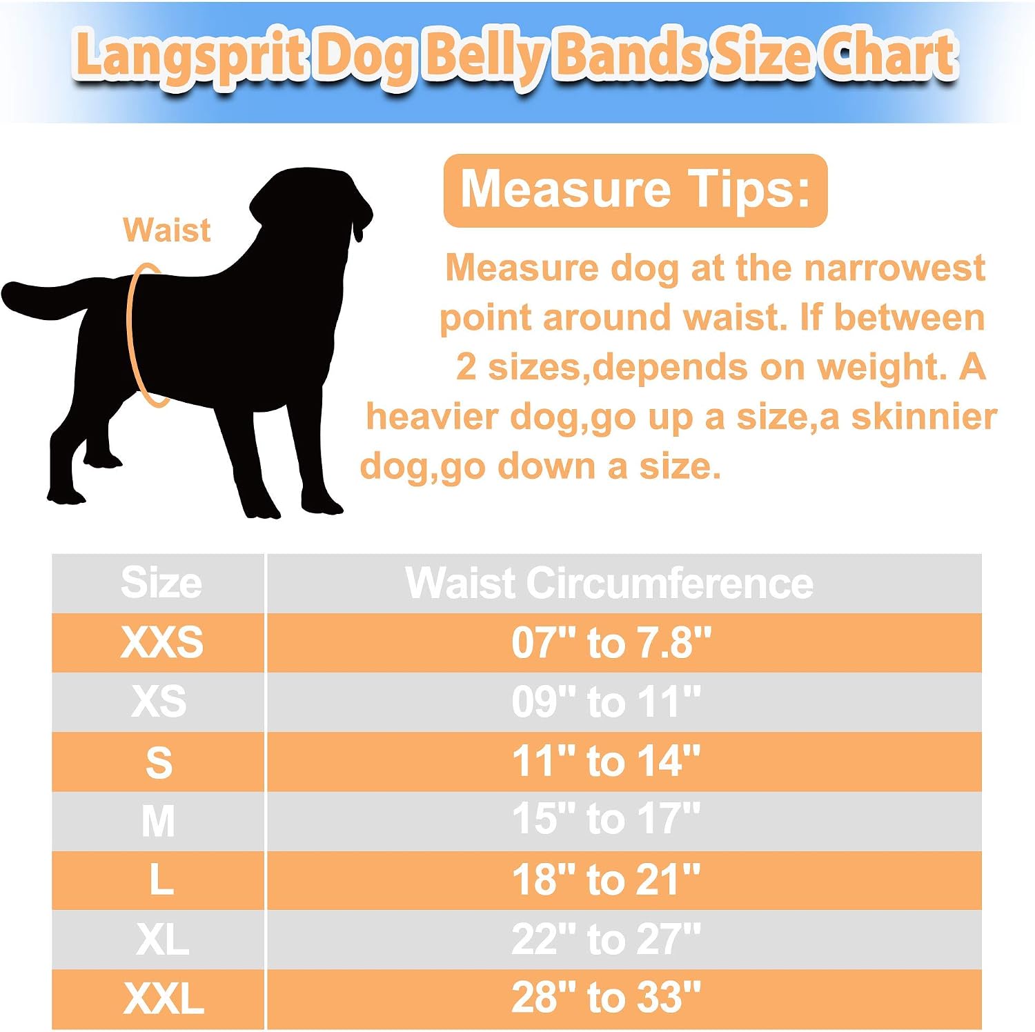 Langsprit Belly Bands for Dogs (Pack of 3) - High Absorbing Dog Wraps Washable - Reusable Male Dog Diapers (Koala, Medium) - Image 3