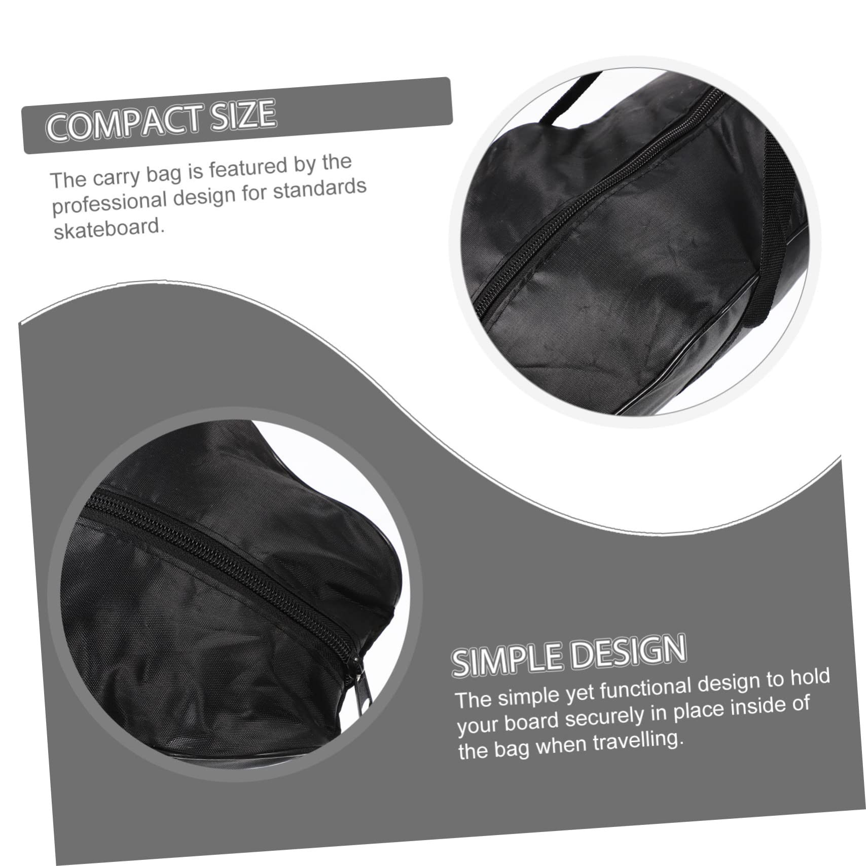 Abaodam à Dos pour Skateboard Professionnel Multifonctionnel à Bandoulière et Portable pour Transport Protection du Skateboard Adapté Aux Hommes et Aux Femmes