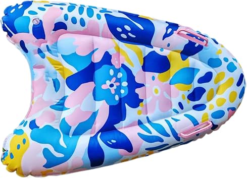 Inflatable Surfboard - Lightweight Floating Paddle Board, Portable Air Filled Surfboard | Swimming Pool Beach Backyard Outdoor Water Sports Surfboard Float for Swimming and Summer Activities |