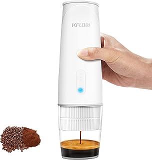 Machine à café portable, cafetière électrique 12 V, machine à expresso pour voiture, voyage, camping compatible avec le café moulu
