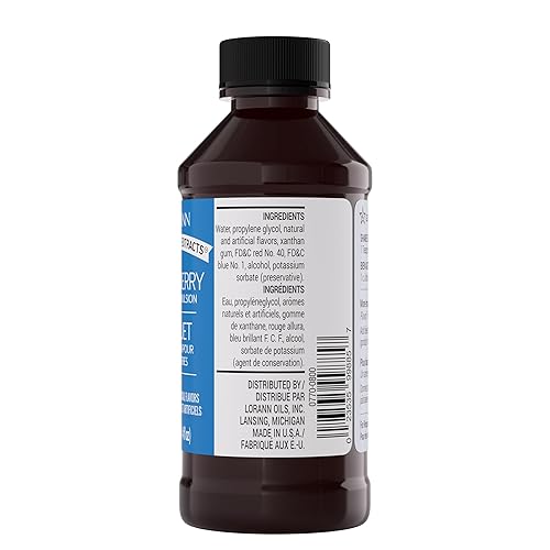 Vista 227 de LorAnn. Emulsión de plátano para panadería, botella de 4 onzas.