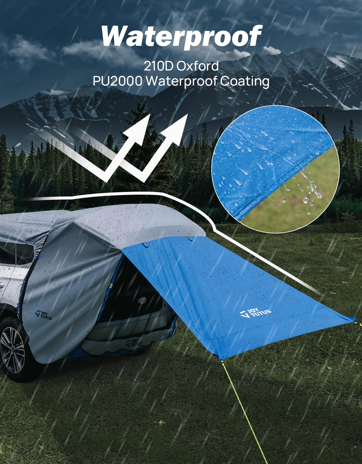 Amazon.co.jp: JOYTUTUS SUV テールゲートテント 大きな