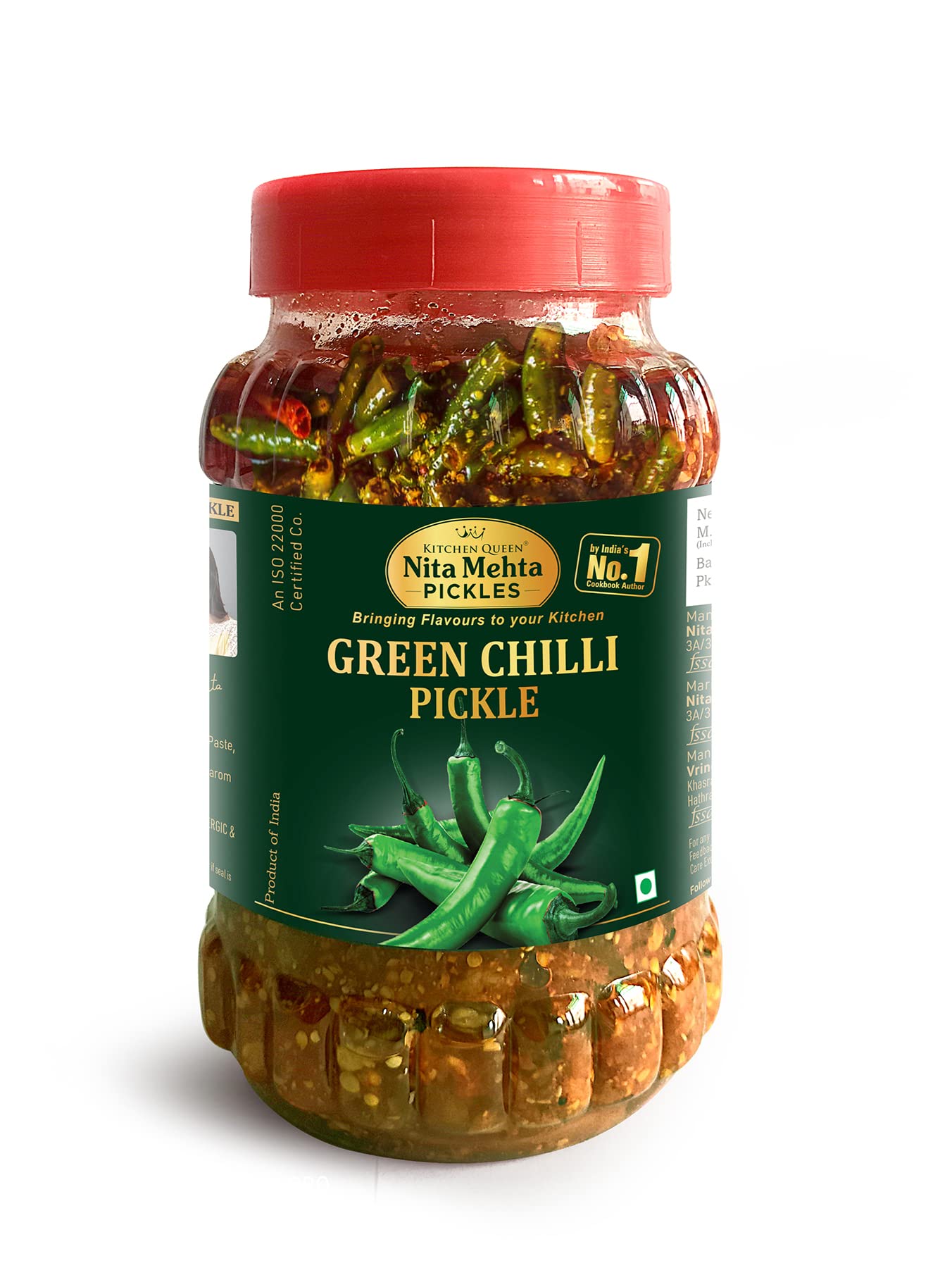 Nita Mehta Green Chilli Pickle | Hari Mirch Ka Achaar 400g | Pure and Organic Oil and Green Chillies Used Green Chilli Pickle (Green Chilli, 400g) (B09Q68Q281) Amazon Price History, Amazon Price Tracker