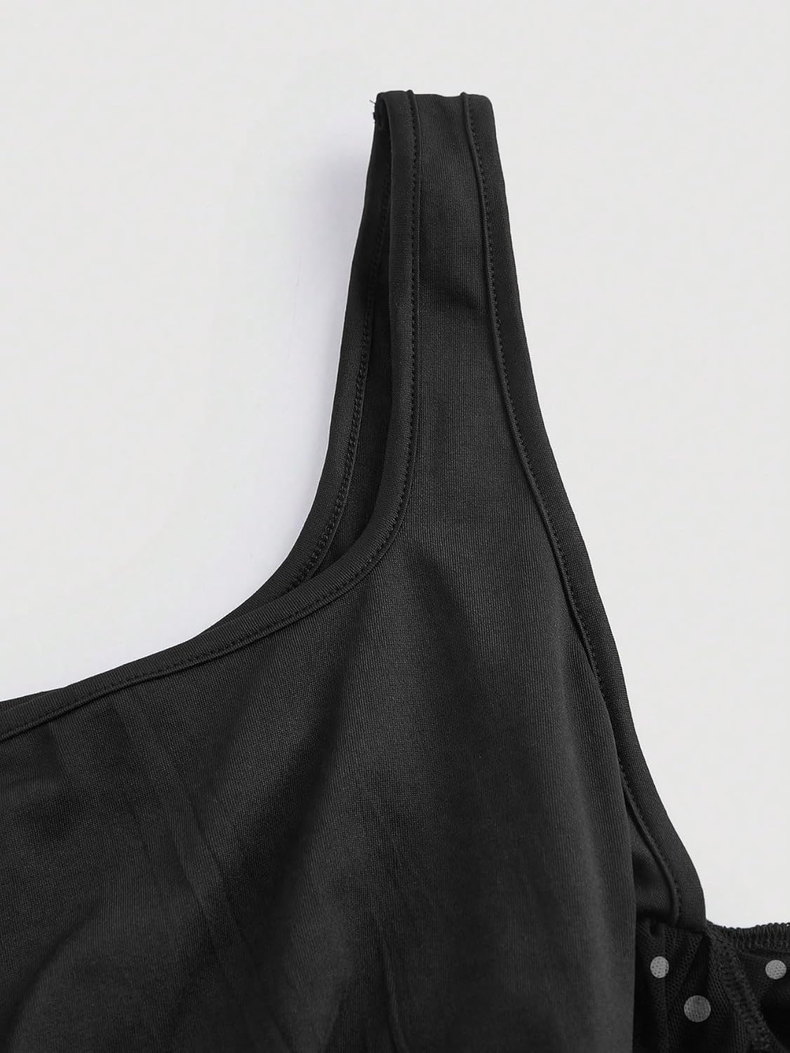 Women's Y2K Off The Shoulder Tops Long Bell Sleeve Mesh Shirt Ruched Crop Top Rave Clubwear - Image 2