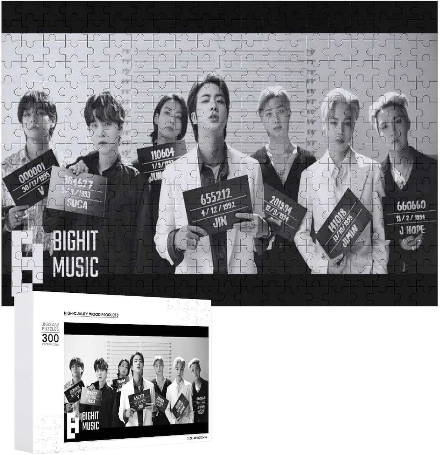 プレゼントを選ぼう Puyklax Bts ジグソーパズル パズル 誕生日学生 子供 大人 キャラクター おもちゃ 壁飾り500ピース 300ピース 1000 ピース 木製ジグソーパズル300 Pcs Sparrow Rs
