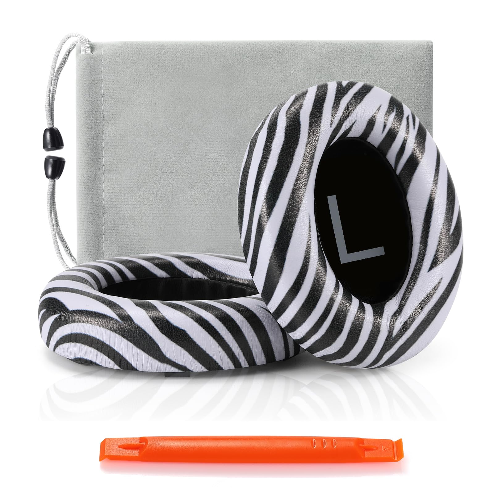 Replacement Ear Pads Cushions, Earpads Cover for Bose 700 Noise Cancelling NC700 Over Ear Headphones (Zebra Print)