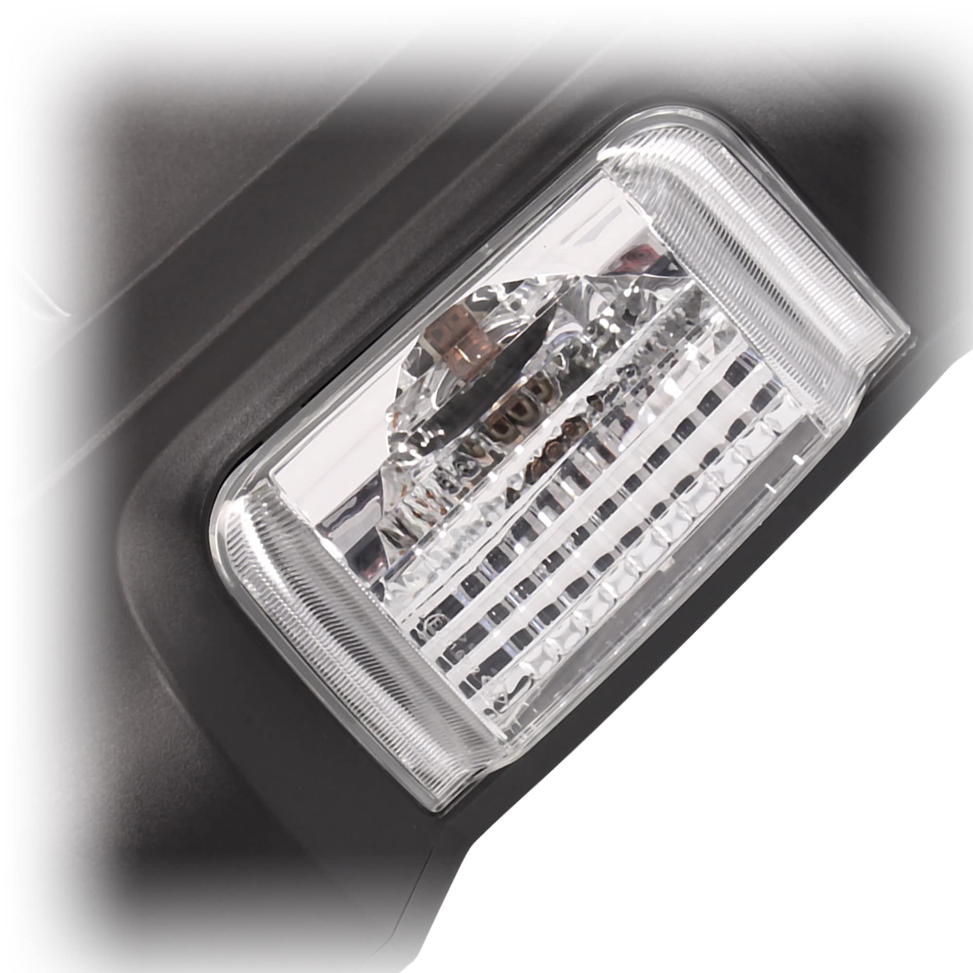 BESTPRICE 1x Specchio retrovisore elettrico sinistro con sensore di temperatura Specchio laterale convesso con specchio grandangolare Compatibile con CITROËN JUMPER, FIAT DUCATO, PEUGEOT BOXER