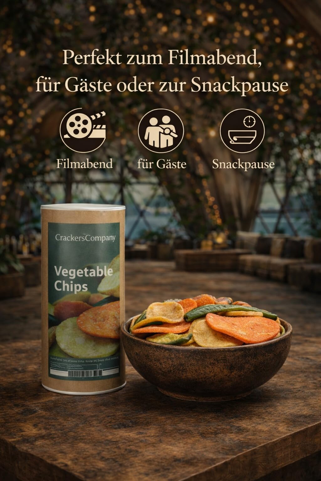1 x 1.4kg Gemüsechips bunte Gemüsemischung aus Süßkartoffel Kürbis Karotte Taro Bohne fettarm vegetarisch vegan glutenfrei laktosefrei Premium Qualität