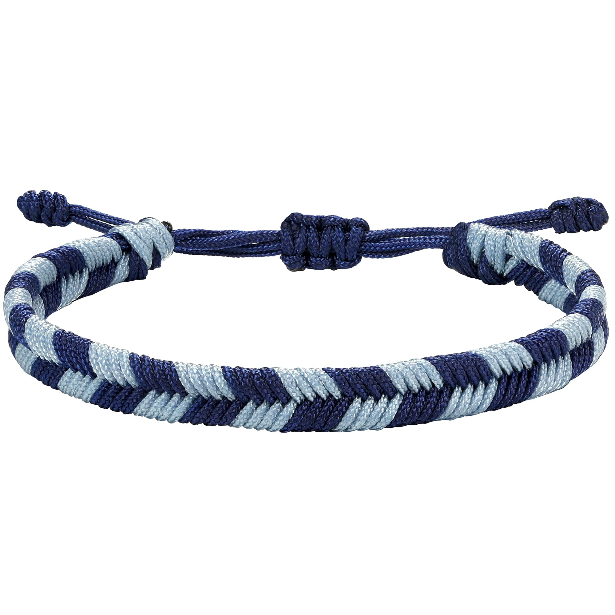 JENDEAR SHINE Pulsera de Cuerda Trenzada Para Hombre, Ajustable a Cuadros Tejida a Mano, Regalo Para Hombres.