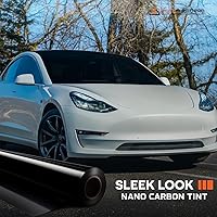 Vista 8 de DIY-MotoShield Pro Combo de 2 unidades de película profesional de tinte de carbono para ventana de automóvil Reduce el calor y bloquea el 99% de 5%