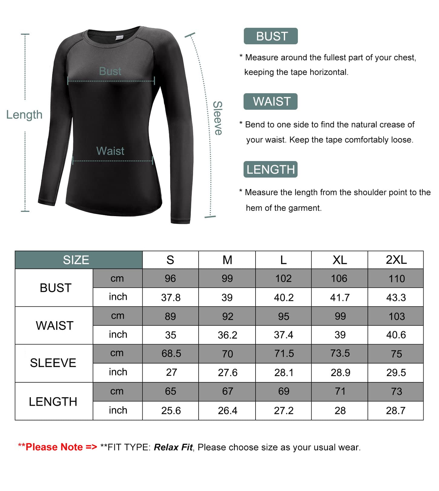 Boyzn Lot de 1, 3 ou 5 t-shirts à manches courtes/longues pour femme - Séchage rapide UPF 50+ - Protection solaire