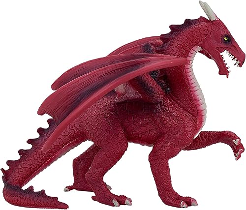 Miniatura 2 de MOJO - Figura de fantasía realista, dragón rojo