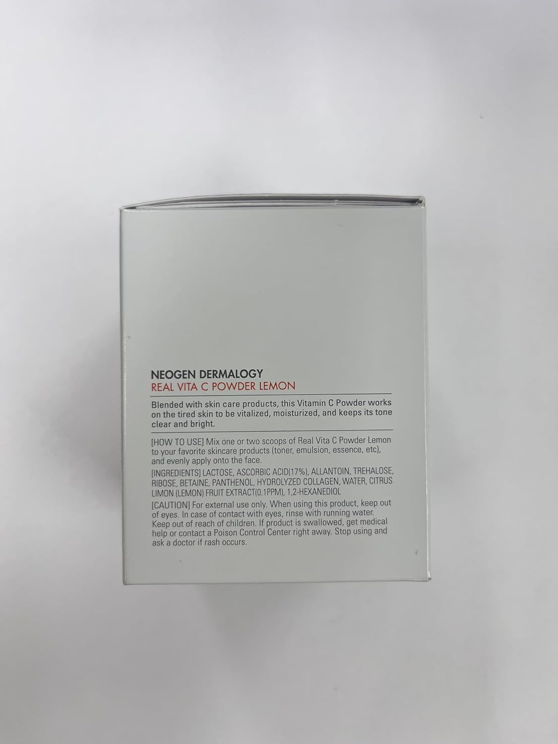 NEOGEN Vita C Powder Lemon 0.70 oz (20g) - Mix to Boost other Facial Skin Care - Brightening & Radiance Boosting Vitamin C Powder for Skin with 17% Ascorbic Acid - Korean Skin Care