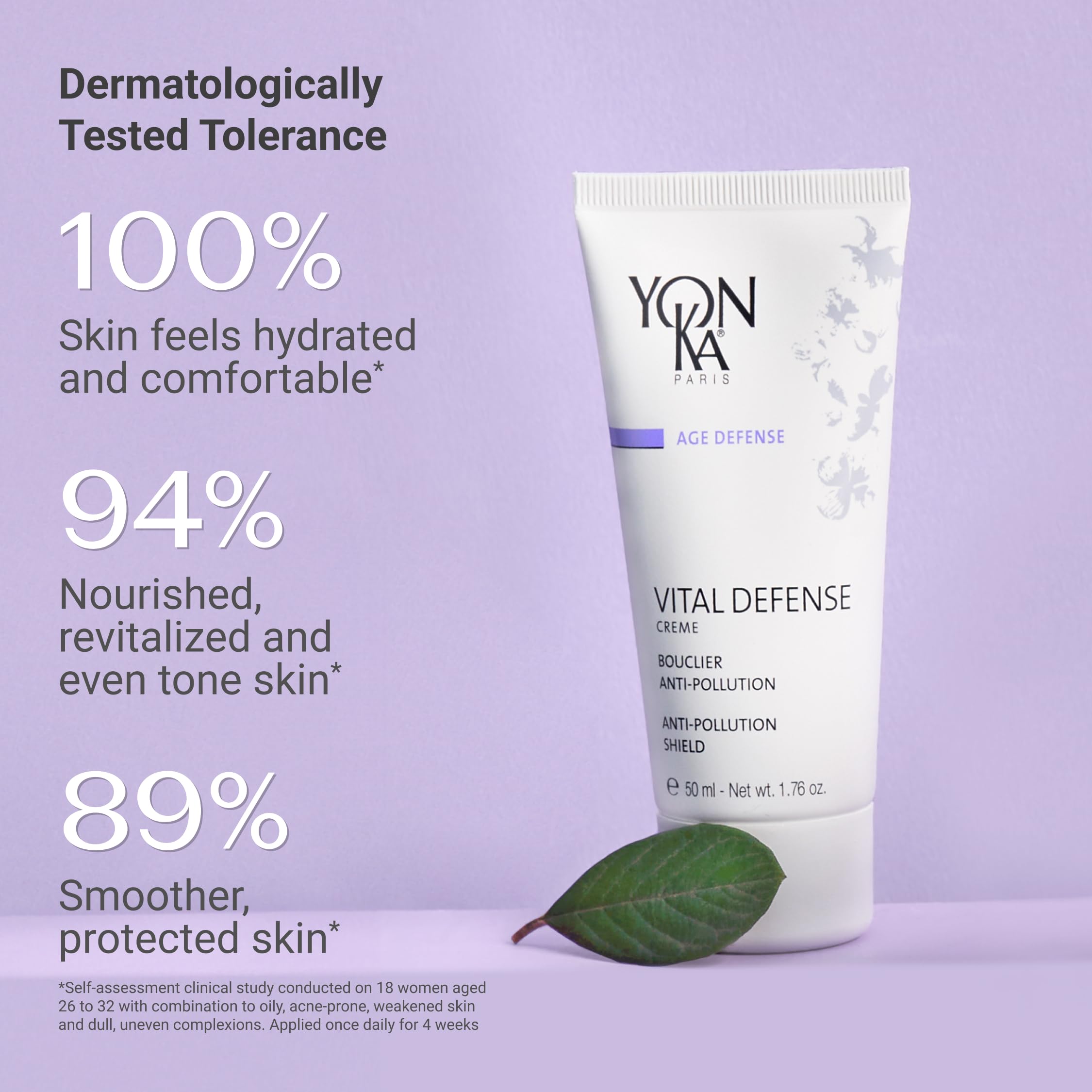 Yonka Vital Defense Day Cream - Anti-Pollution Vitamin C Moisturizer