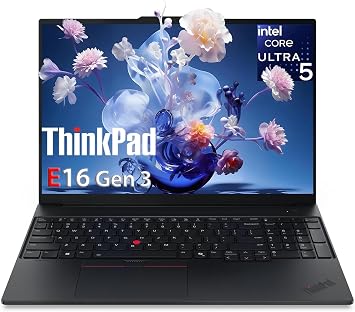 Lenovo ThinkPad E16 Gen 3 Business Laptop Computer, Intel Ultra 5 225H