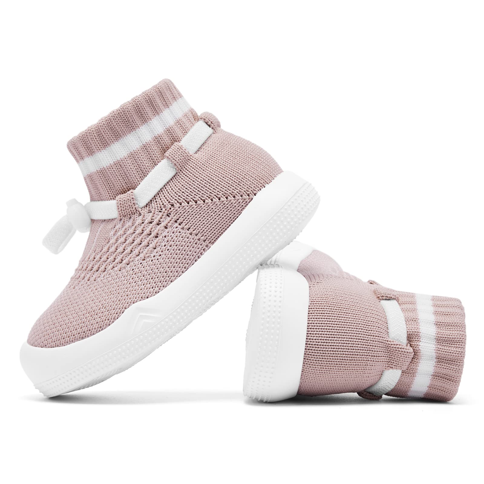 Baby Anti-Rutsch-Socken für Jungen Mädchen Weiche Schutzschuhe mit schützender Zehenkappe Leichte Atmungsaktive Wanderschuhe