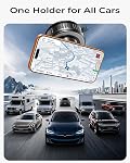 DIMONCOAT 2026 Upgraded for Car Mount Vacuum Magnetic Phone Holder Car | 360° Adjustable Suction Cup Phone Stand [109+LBS Suction & 2800gf Magnetic] for Car Accessories 17 Pro Max