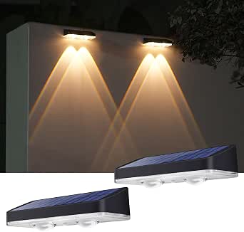 Solar Lights Outdoor Waterproof for Wall, Mailbox, Fence, Address, Sign