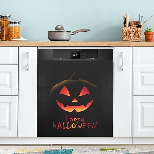 Miniatura 20 de Cubierta magnética para lavavajillas con texto en inglés «Happy Valentine's Day», calcomanías magnéticas para el hogar, cocina, nevera, lavadora, 23