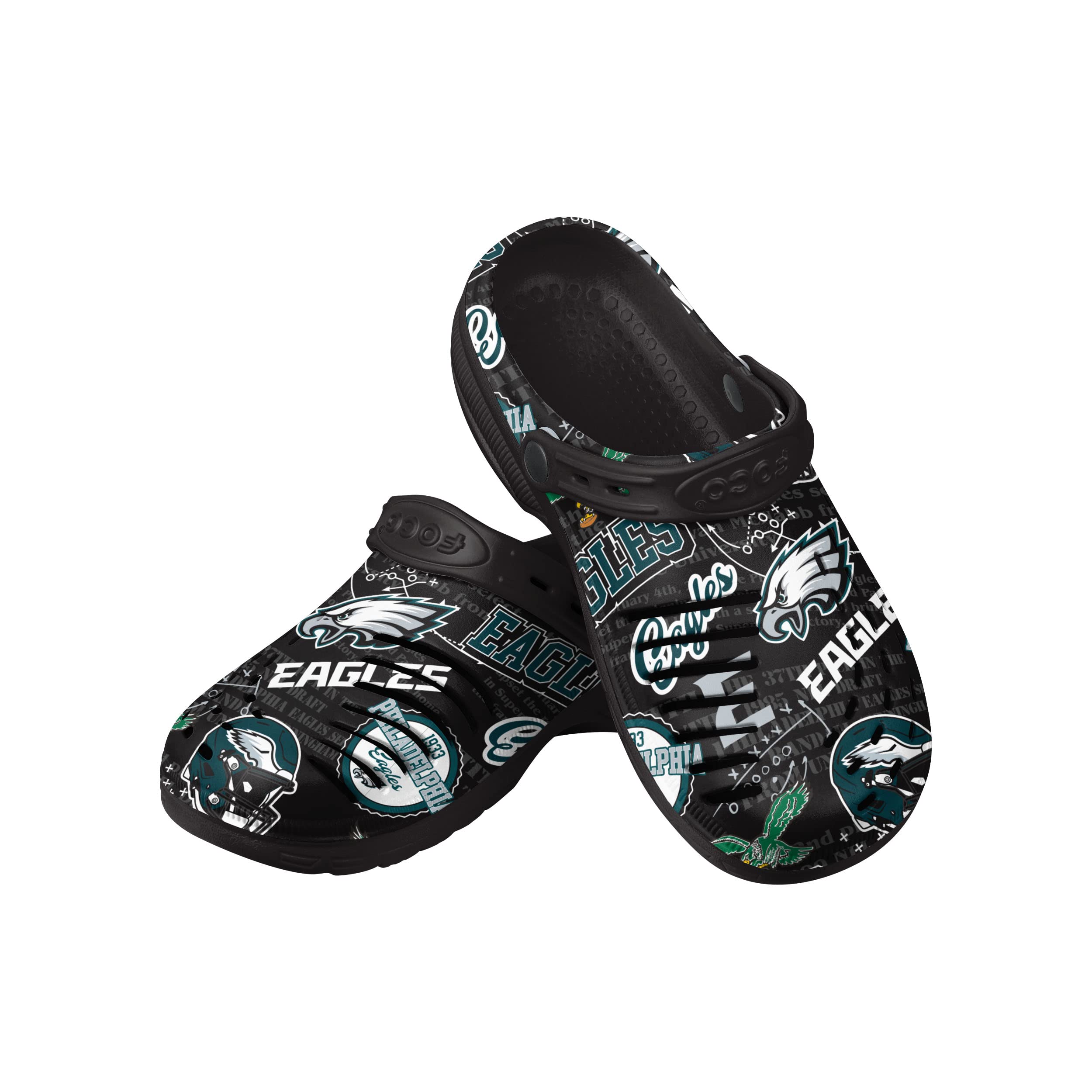 FOCO Arizona Cardinals NFL Mens Historic Print Clog with Strap