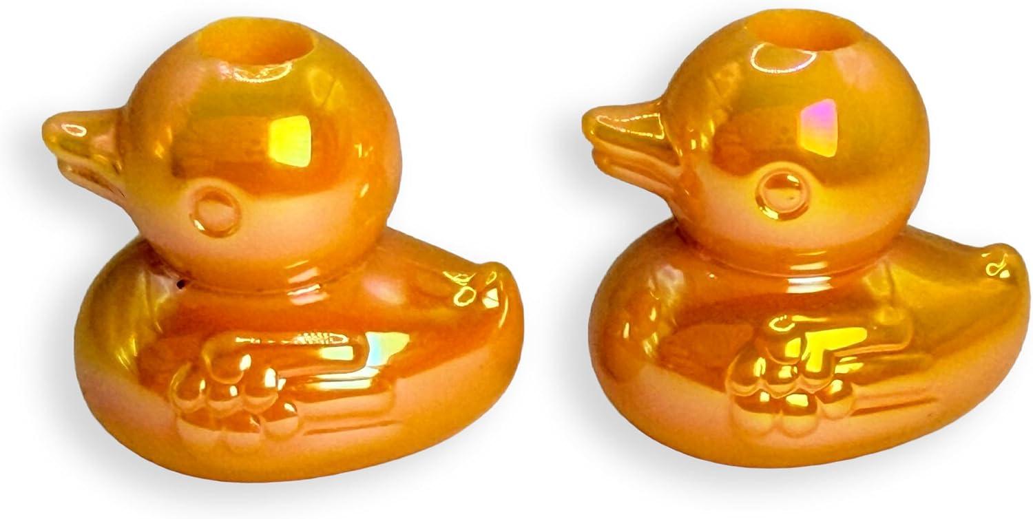 – Duck Pop Series – Hoodie Drawstring Charms – Glossy Cute Duck Design – Unisex Streetwear Accessory