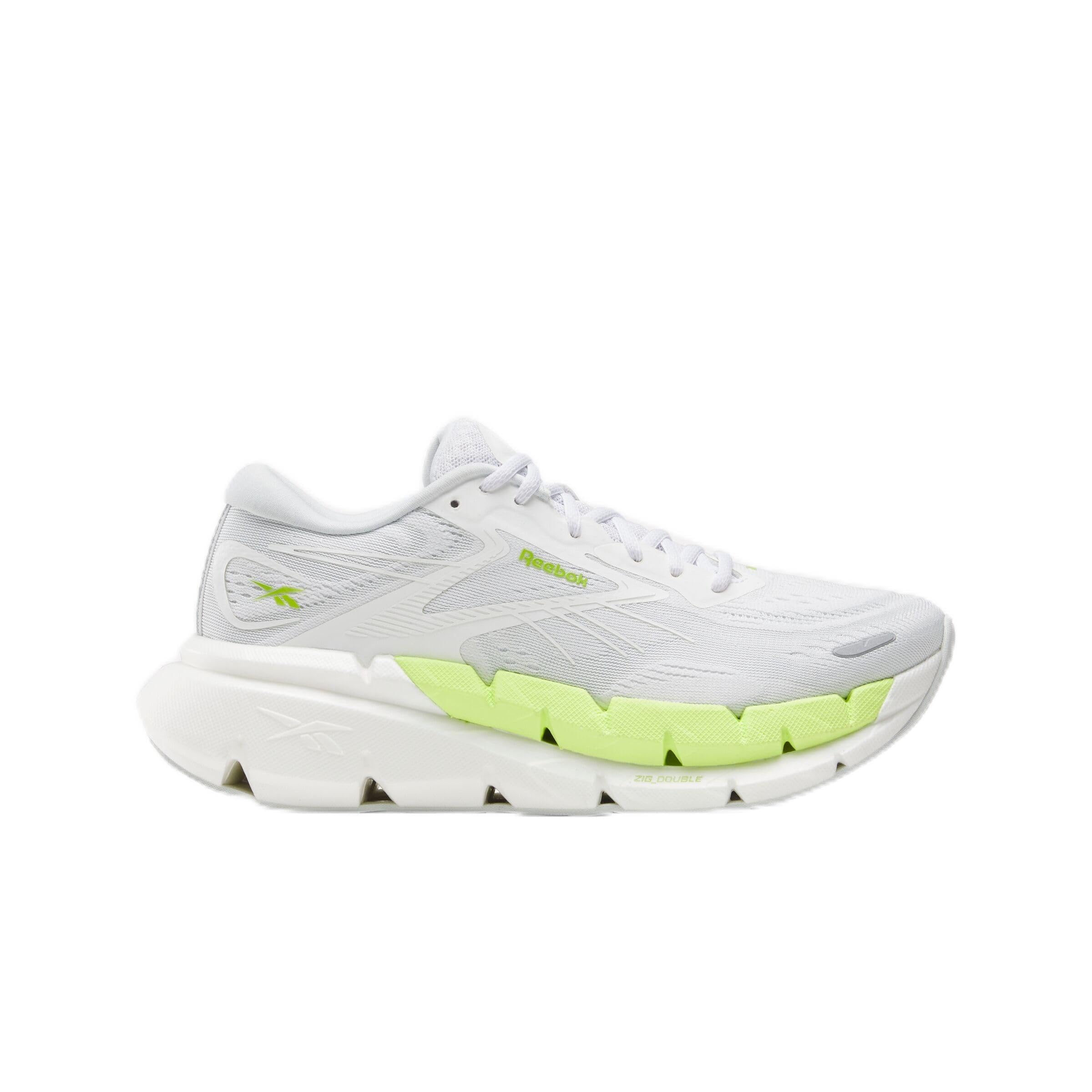 Reebok Women's Floatsig Double Trainers, Grey/White/Digital Lime, 35.5 EU