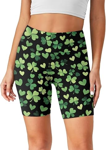 Biyejit Womens Biker Shorts High Waist Tummy Control Leggings for Women Running Workout Gym Volleyball Yoga Shorts