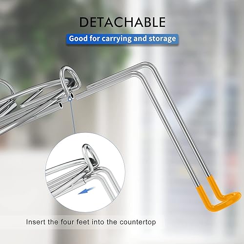 Miniatura 3 de Purewell Soporte de filtro de agua desmontable de acero inoxidable para sistema de filtro de agua Purewell de 2.252.9 galones u otros filtros de