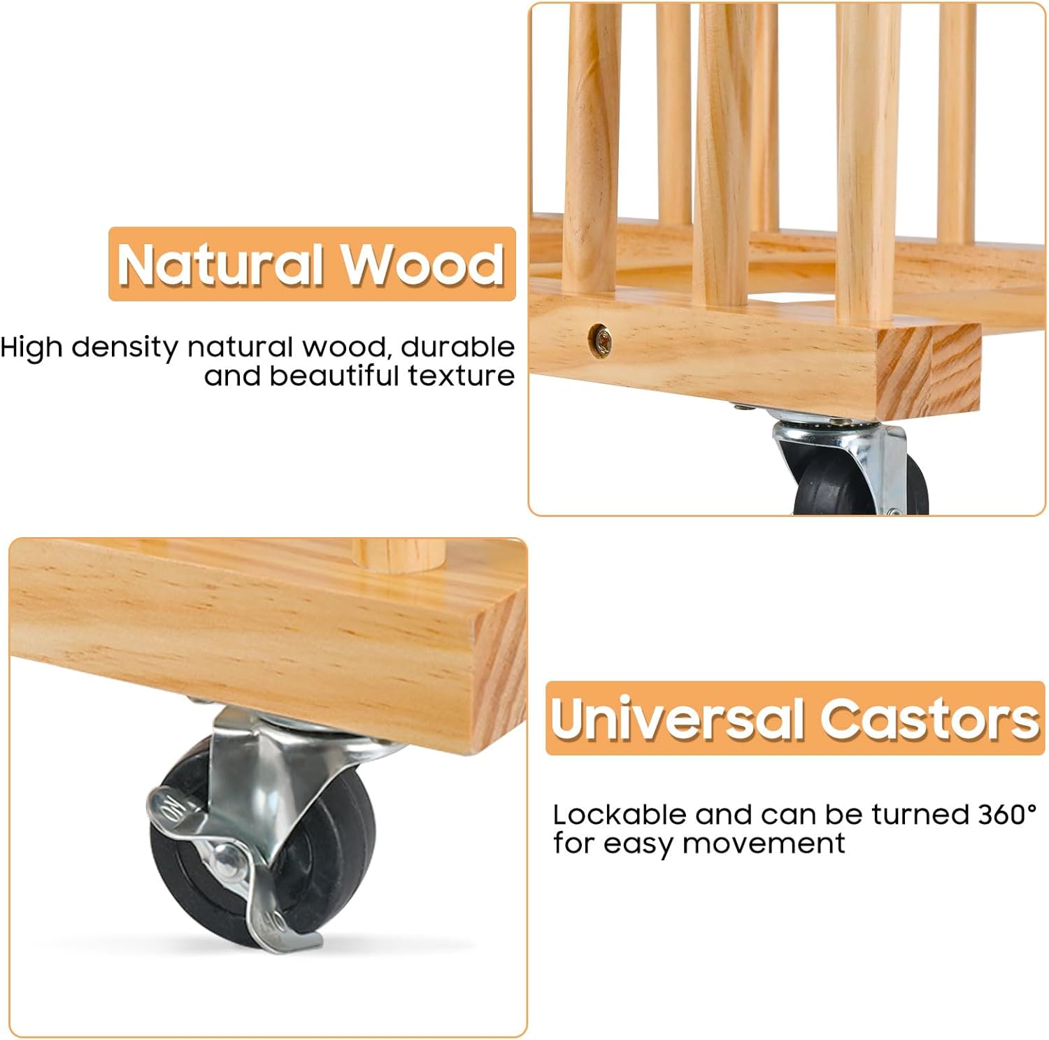 Art Storage Rack, Art Canvas Storage, 9 Section Wooden Painting Drying Rack Display Stand for Frames, Drawing Board, Canvas, Printed Matters Suitable for Studio, Gallery, Artwork Exhibition