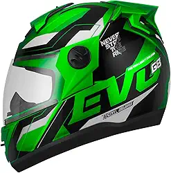 CAPACETE FECHADO PRO TORK EVOLUTION 788 G8 EVO BRILHANTE VERDE TAM. 58
