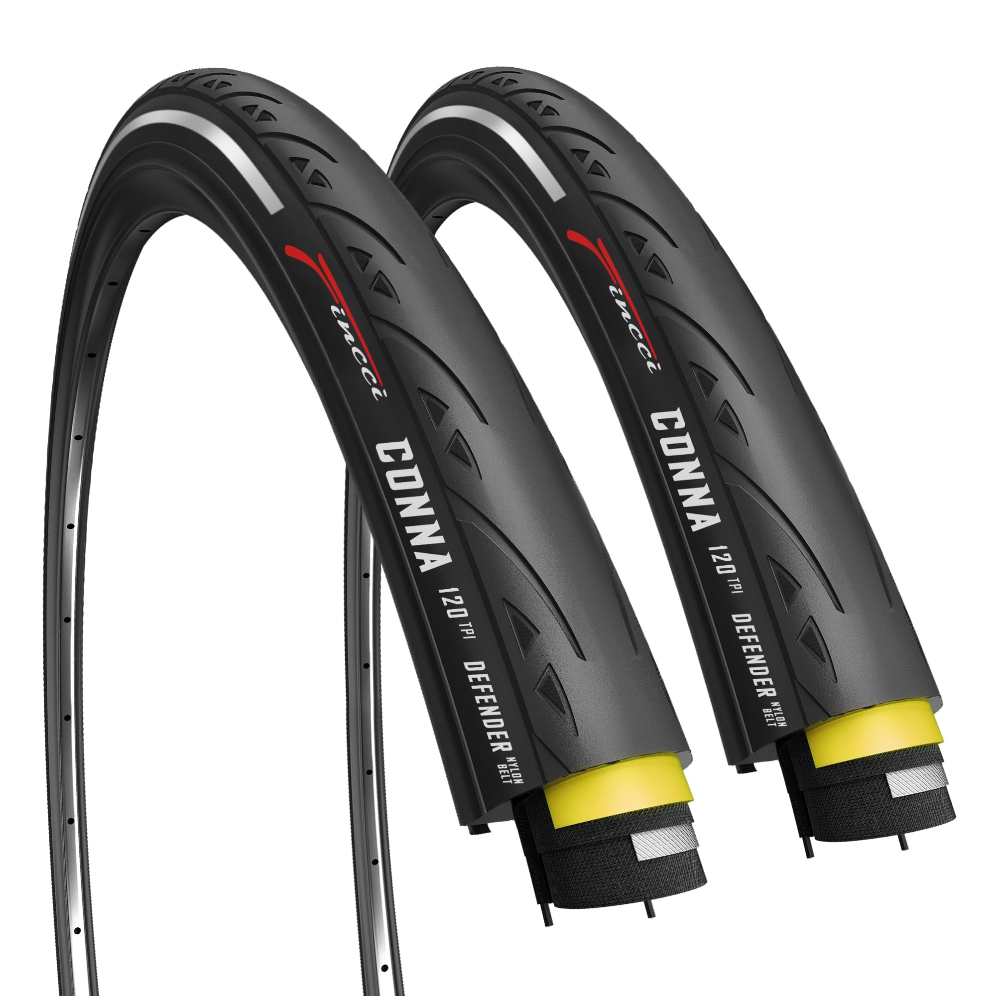 Fincci Pair Kevlar 700x25c Tire