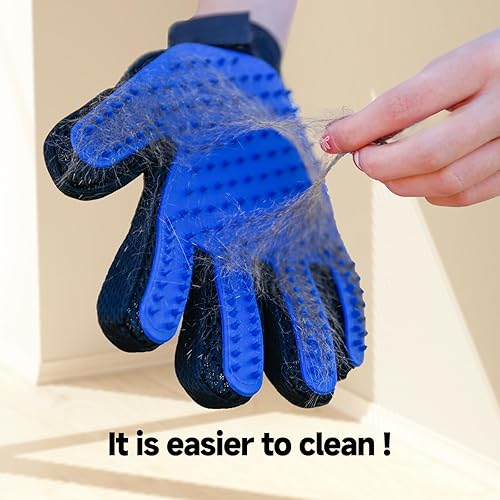 Pet Hair Removal Glove for Dogs & Cats, 2-in-1 — lifestyle photo