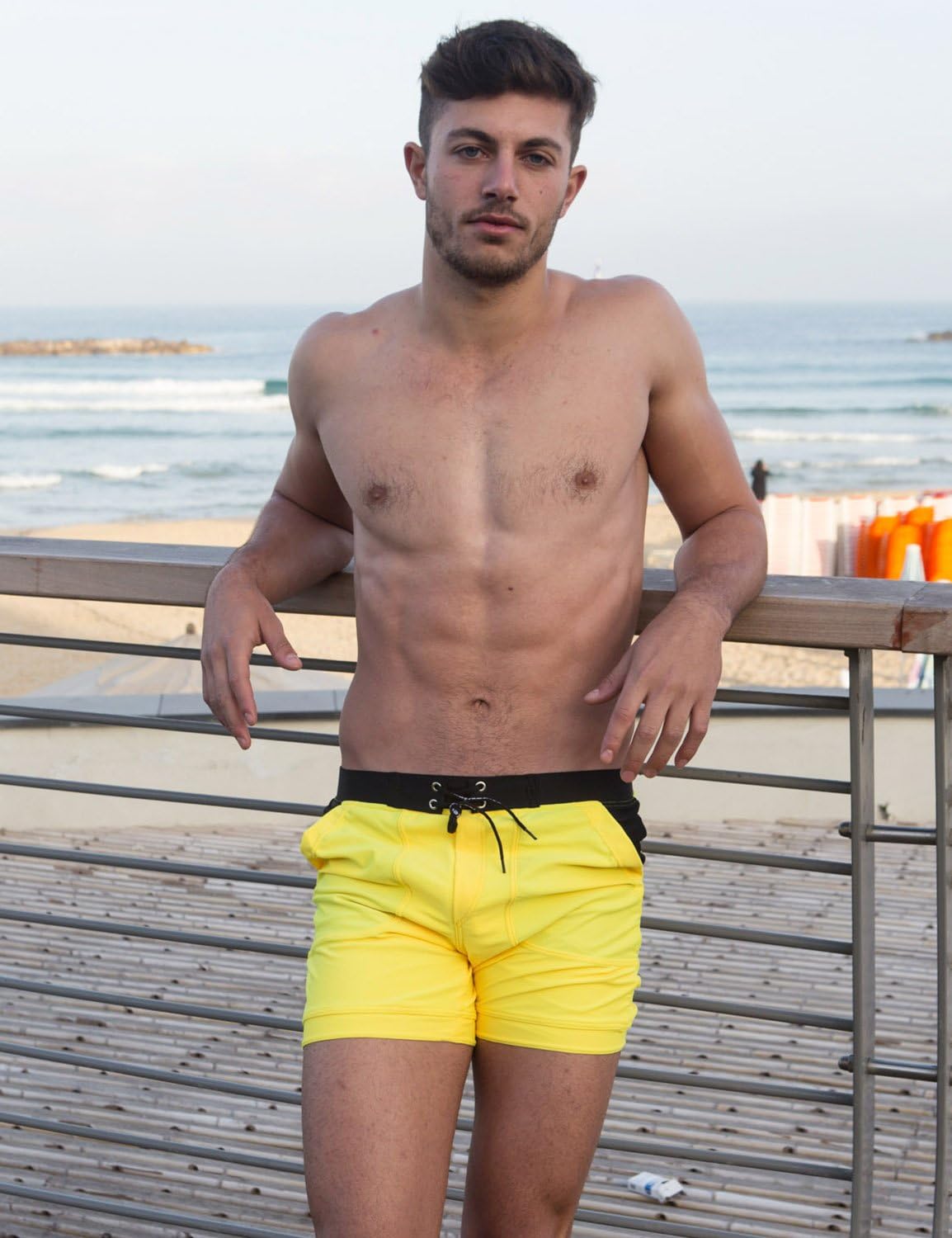 Taddlee Men Swimwear Swimsuits Solid Basic Long Swim Boxer Trunks Board Shorts