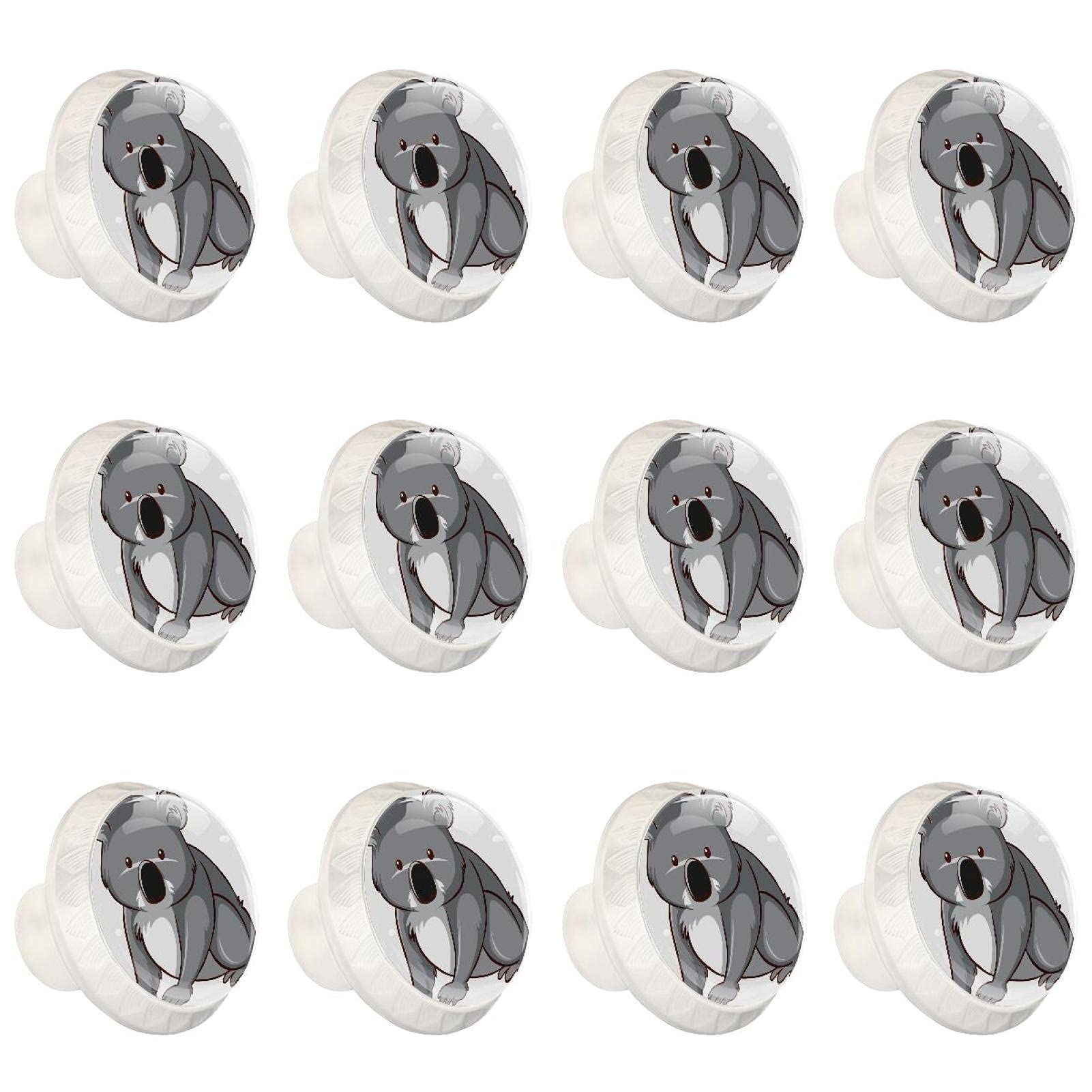 Boutons d'armoires de cuisine Koala durables pour tiroir de commode et placard
