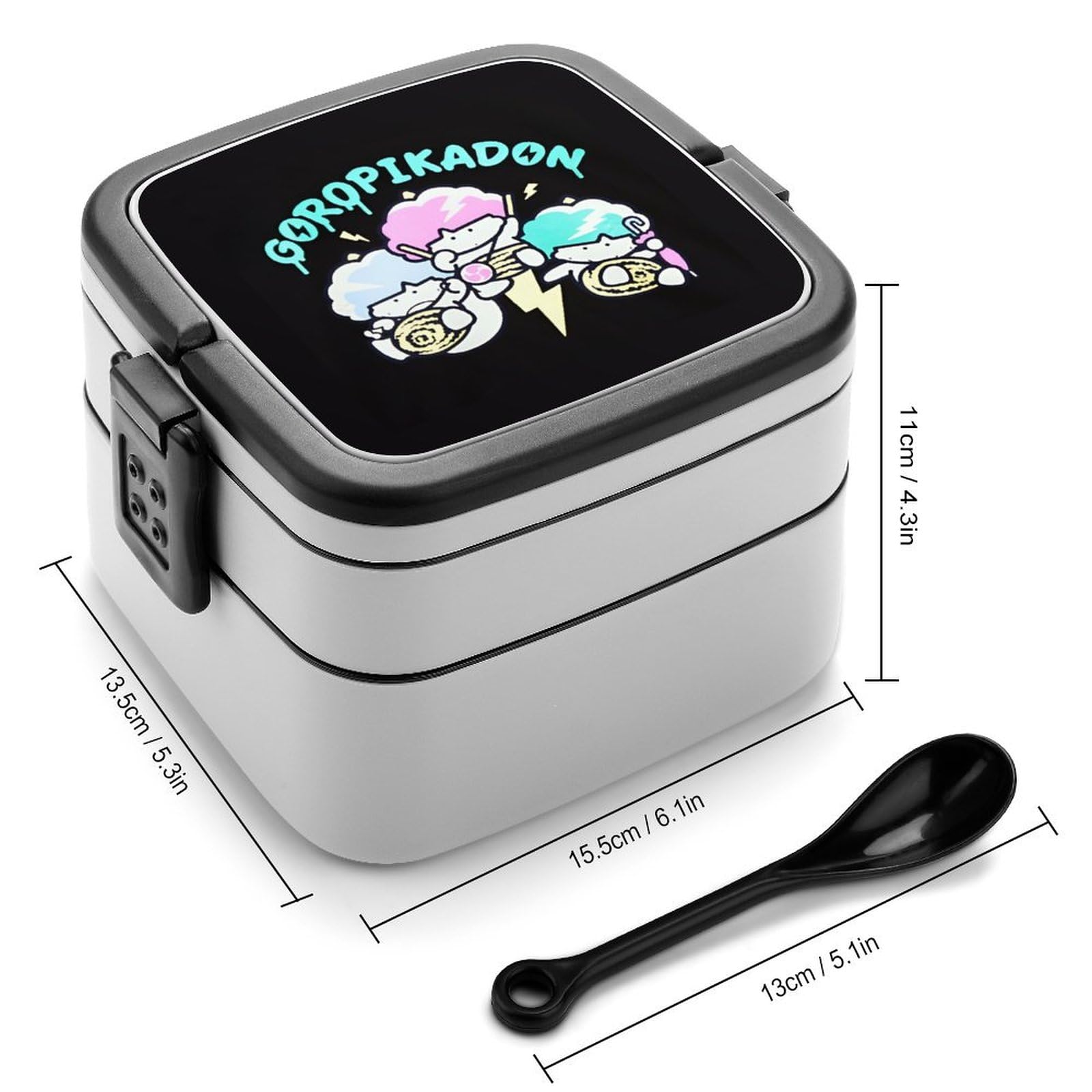 Amazon｜ゴロピカドン 弁当箱 ランチボックス 2段 1000ml 大容量