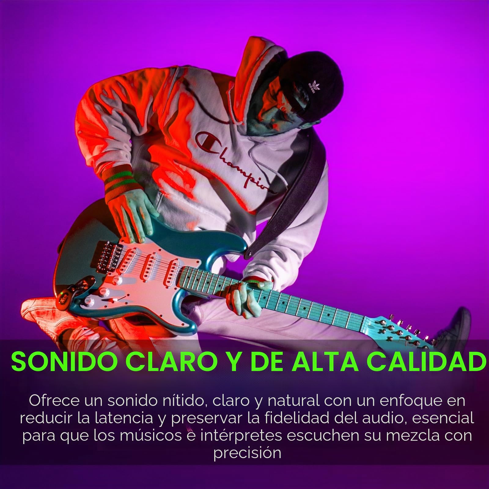 X-Vive U2 - Sistema inalámbrico de guitarra, color negro