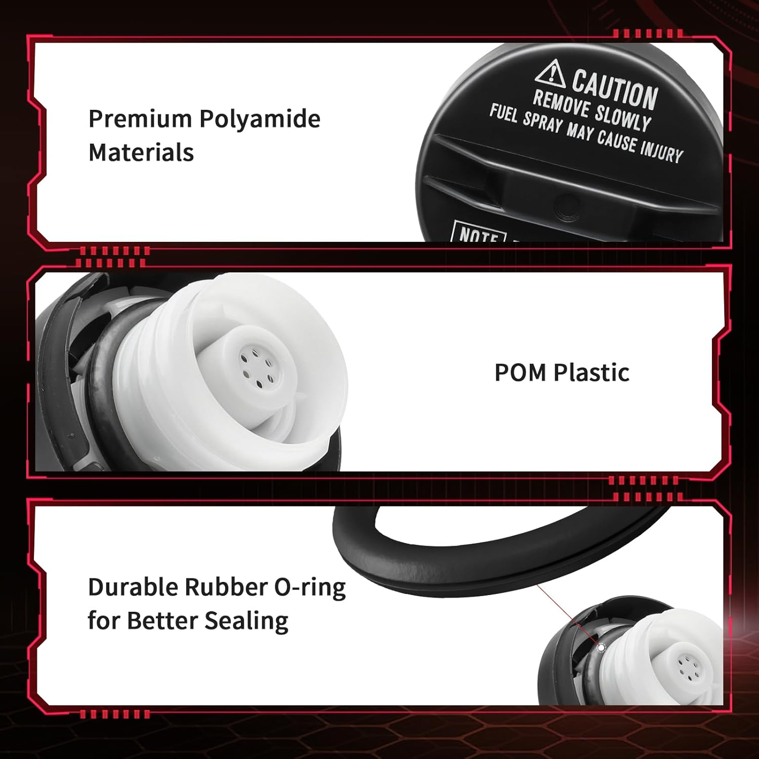 Fuel Cap Gas Cap 77310-48020 for Toyota Avalon Camry Corolla RAV4 4Runner Tacoma Tundra Lexus ES300 RX300 LS400 Fuel Tank Cap