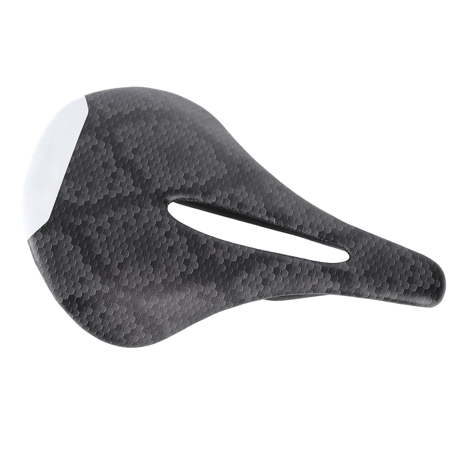 Road Bike Saddle, Microfiber Leather Surface Carbon Fiber Ultra Light