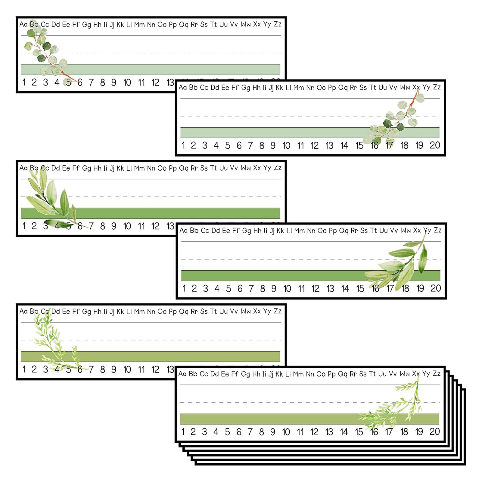 AMSLSIU Paper Décor Style Border Stickers for Creative Bulletin Sticker – Back to Blackboard with Blackboard Borders Stickers, Type+4