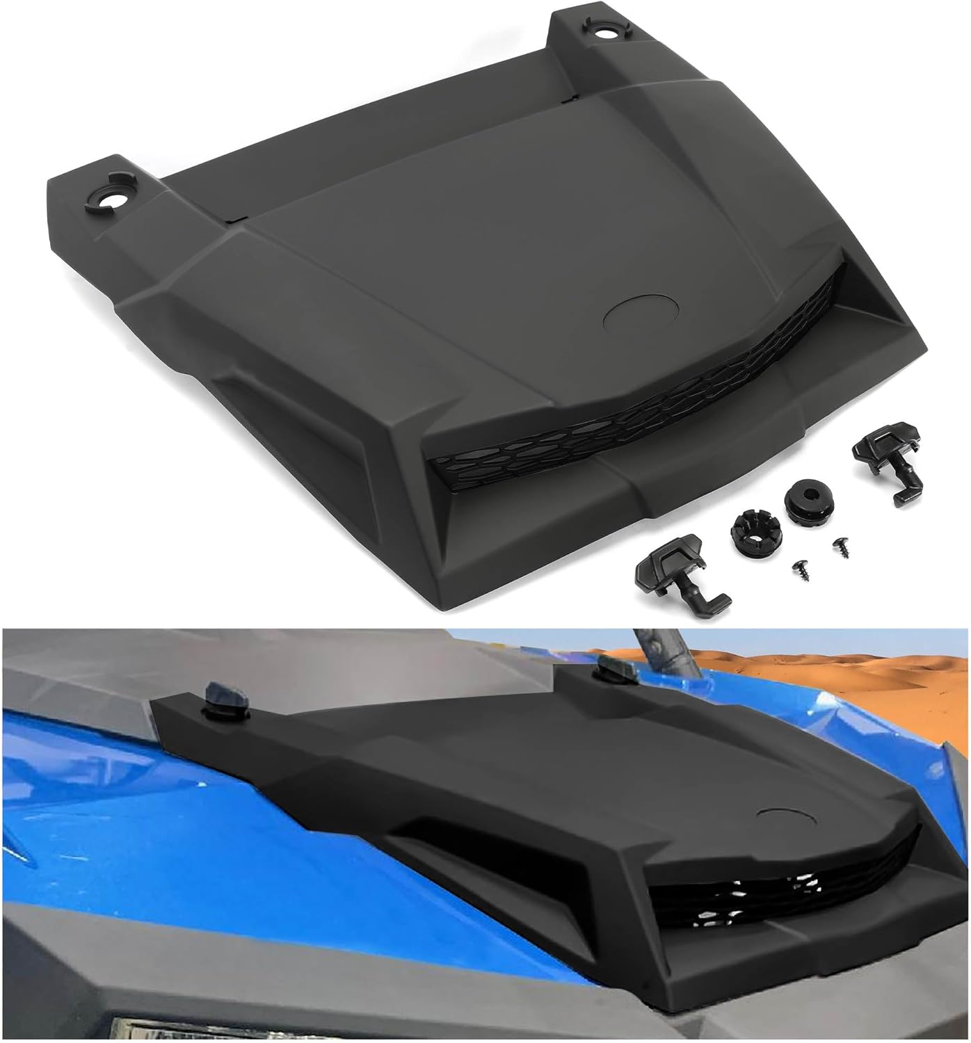 Kojem Hood Scoop Compatible With 2014-2018 Polaris RZR XP 1000; 2014-2018 RZR XP 4 1000/XP 1000; 2015-2020 900/S/XC; 2016-2020 1000 S Replacement for 2881467 NOT for RZR Turbo